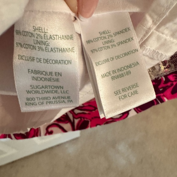 Lily Pulitzer NWT SIZE 16 Mila short sleeve shift dress- Elderflower Blossom - Picture 7 of 11